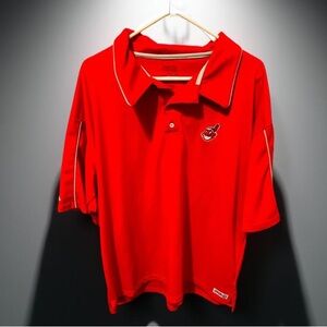 Cleveland Indians Chief Wahoo red polo by Stitches  2XL